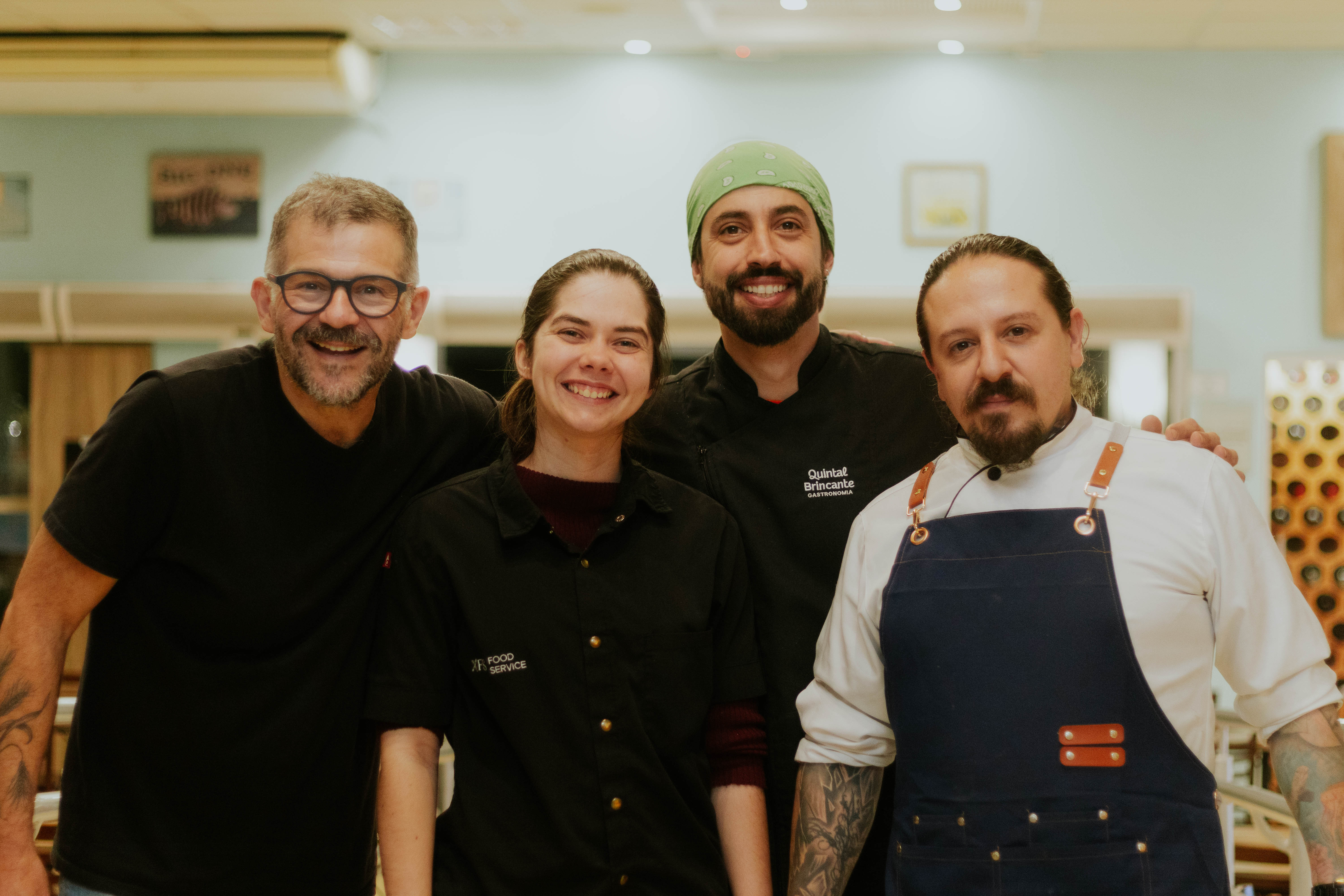 Equipe da FS Gastronomia e Consultoria em operação